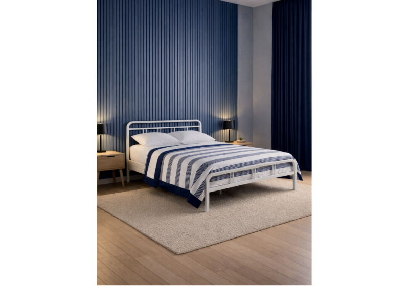 Кровать Рейк 120х200 белая (122)