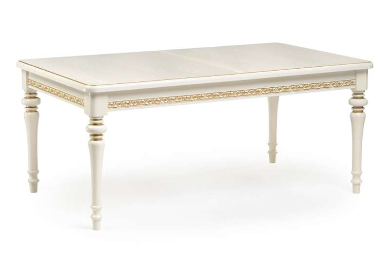 Стол деревянный Маранта 180(240)х105х78 слоновая кость (105x78). 