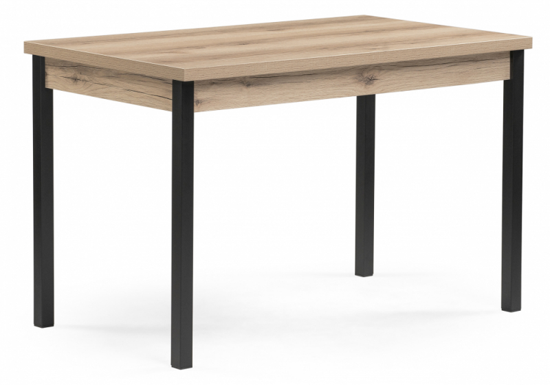 Стол деревянный Оригон делано / черный матовый (70x77). 