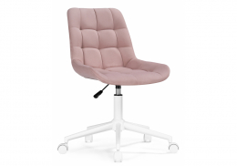 Офисное кресло Честер розовый / белый (49x60x84)